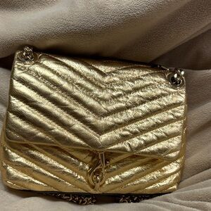 Rebecca Minkoff Metallic Gold Crossbody Bag